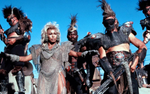 Tina Turner in Mad Max: Beyond Thunderdome. Is this the one where she sings Private Dancer?