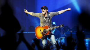 Eric Church getting the crowd excited