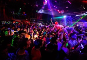 Live show inside Skully's